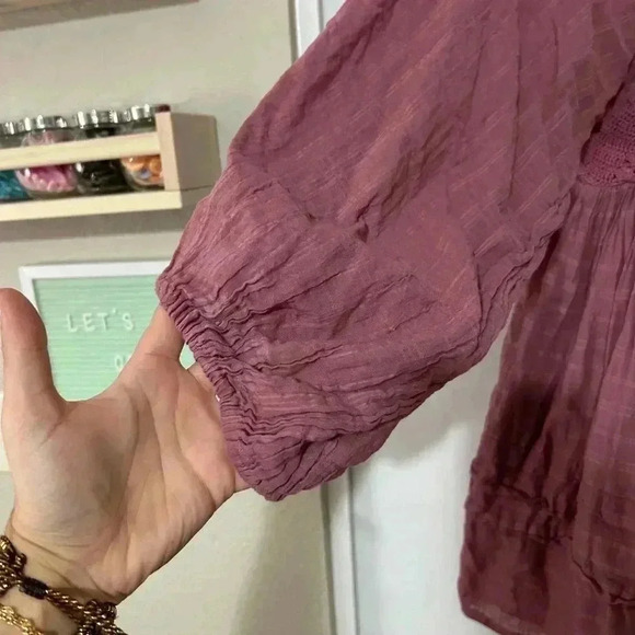 Free people, baby doll purple dress - Picture 4 of 6